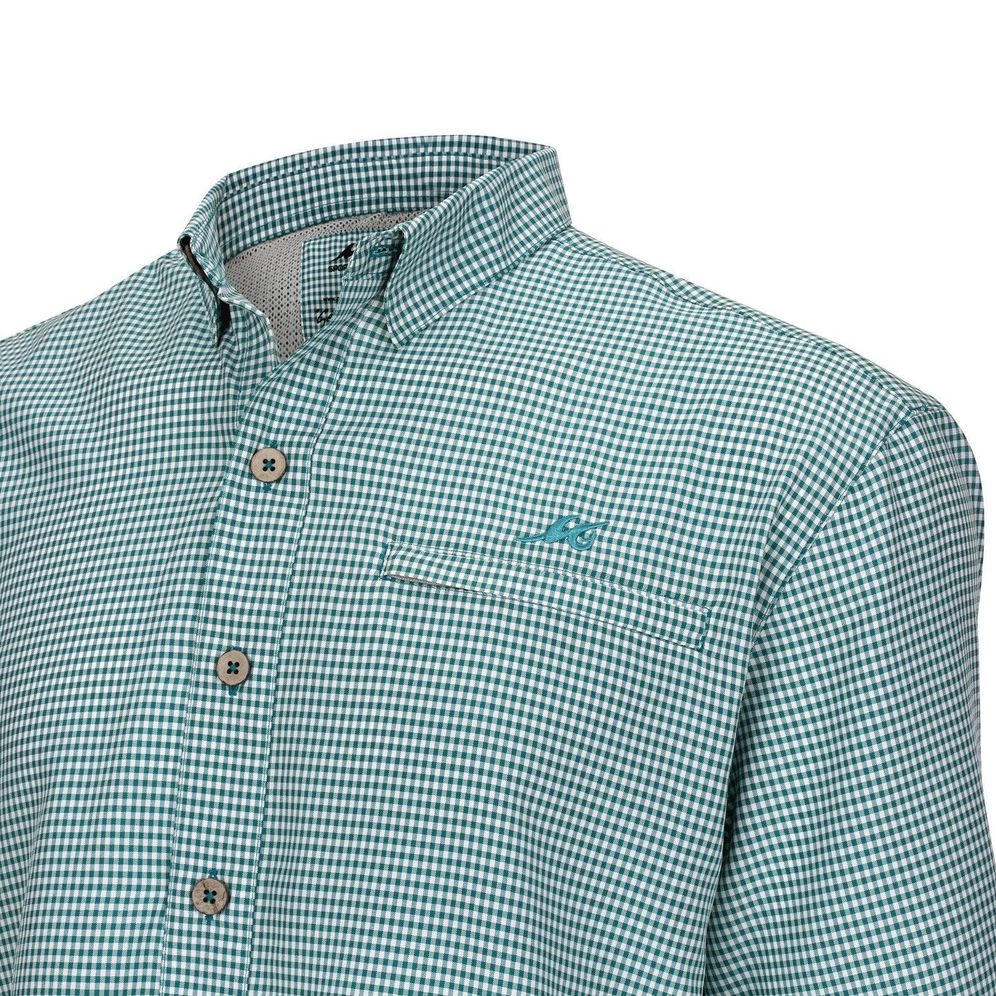 Mojo Sportswear Company Mr. Big Sport Check Short Sleeve Men's Fishing Shirt Product Image