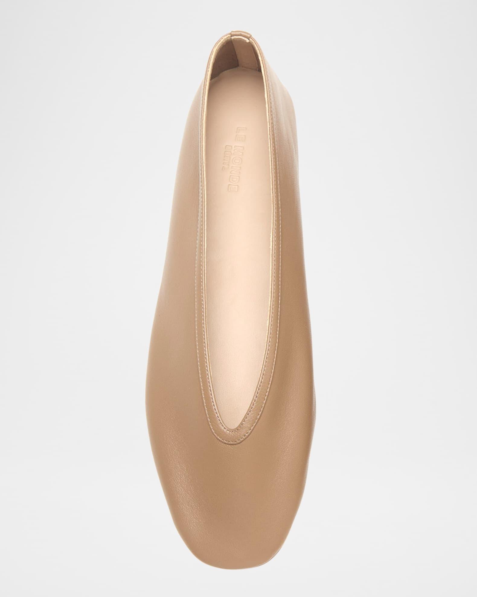 Luna Leather Ballerina Flats Product Image