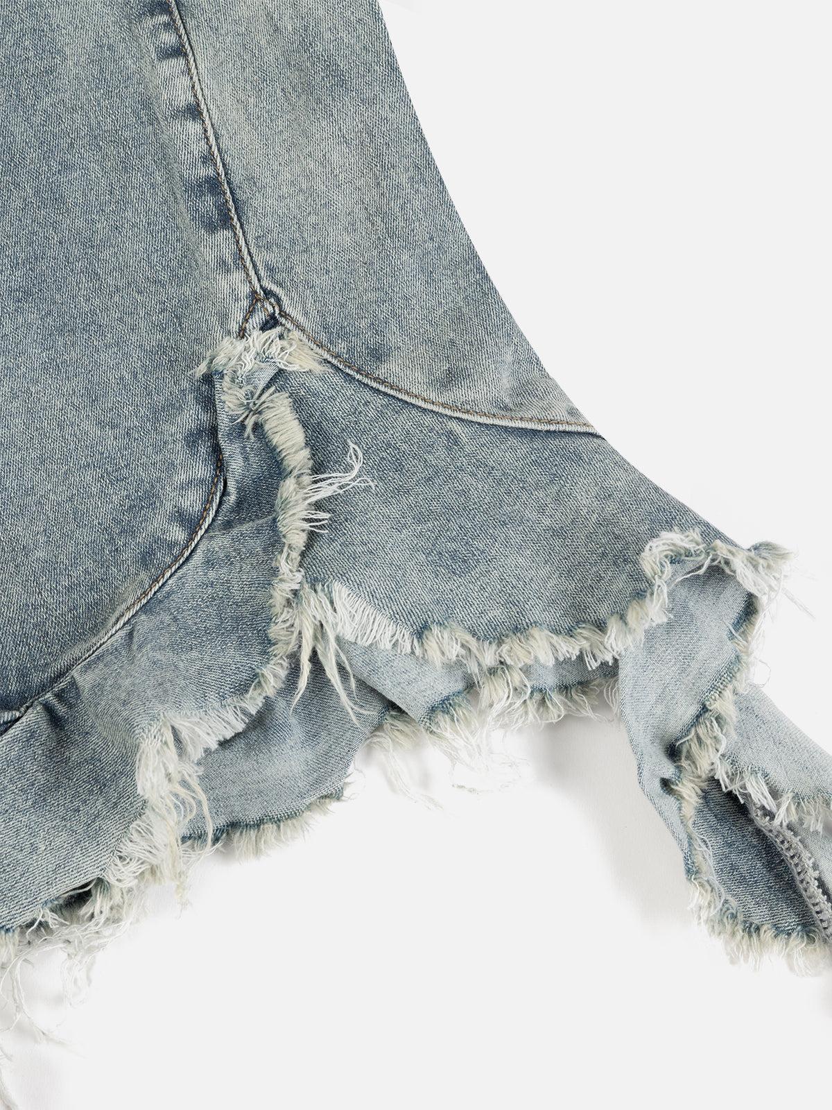 Aelfric Eden Fringe Hem Denim Tank Top Female Product Image