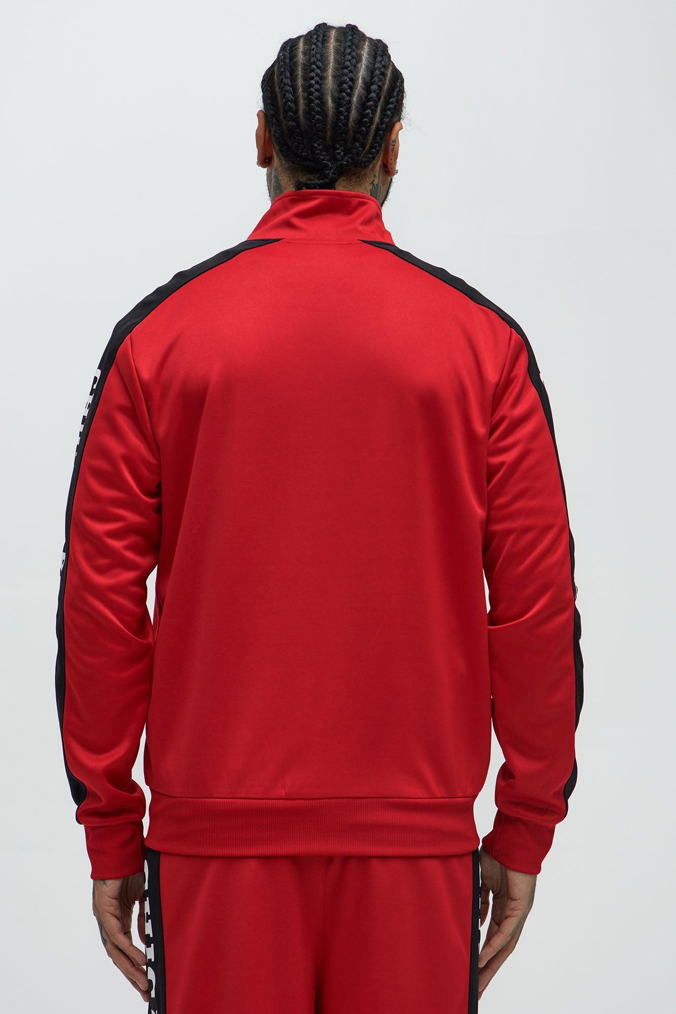 Bulls Stand By Track Jacket - Red Product Image