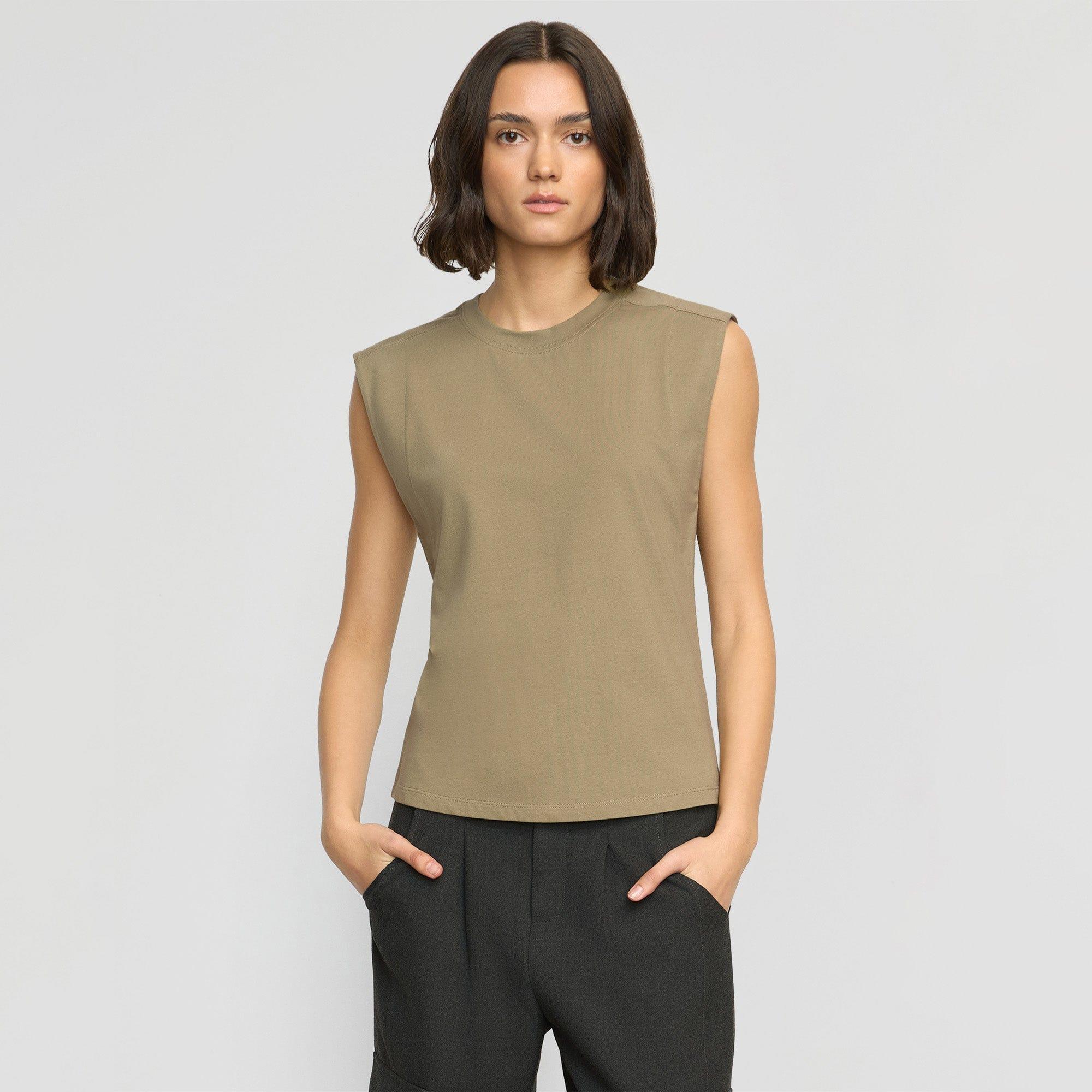 Nana Organic Cotton Structured-Shoulder Tee Product Image