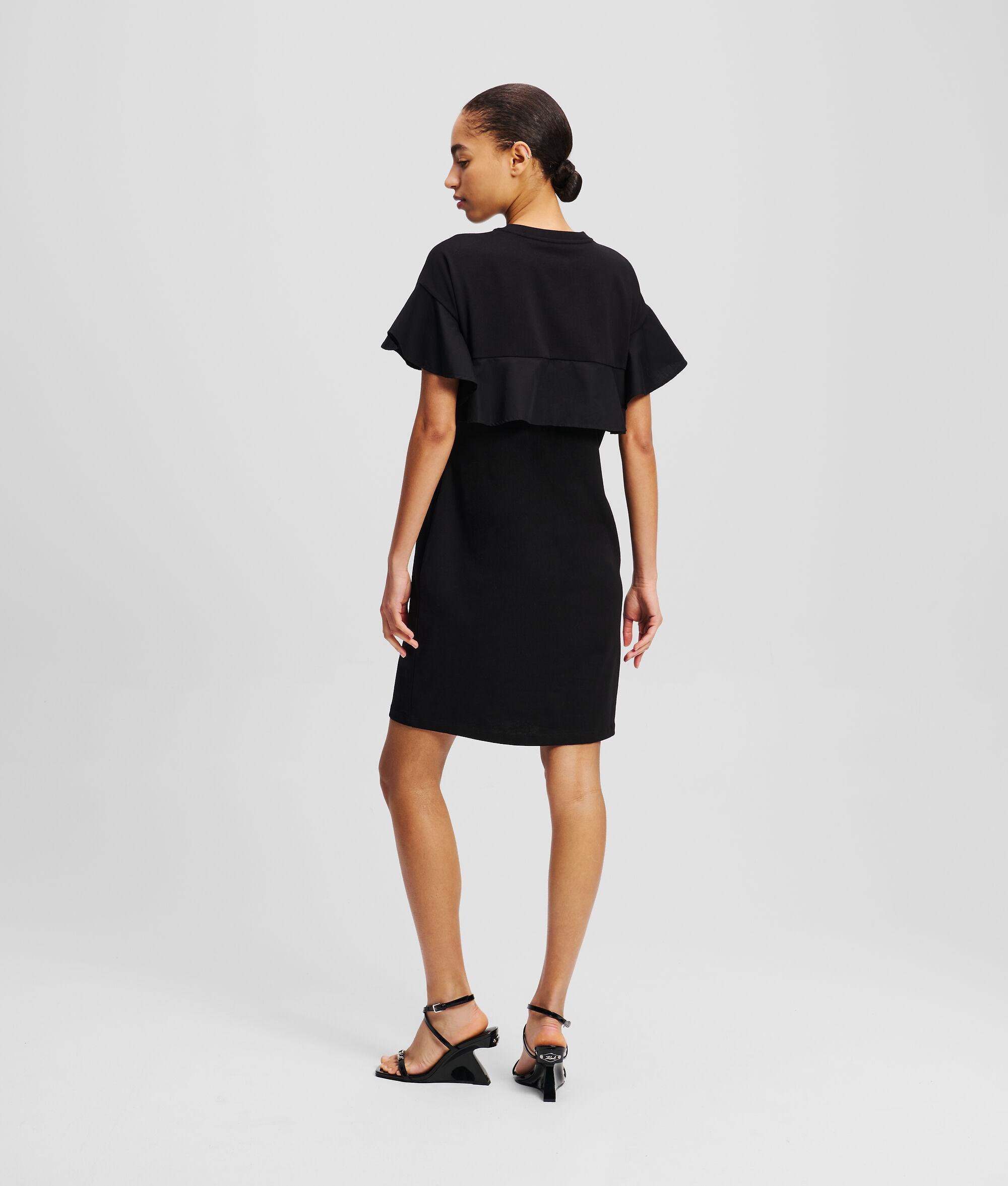 FABRIC MIX T-SHIRT DRESS Product Image