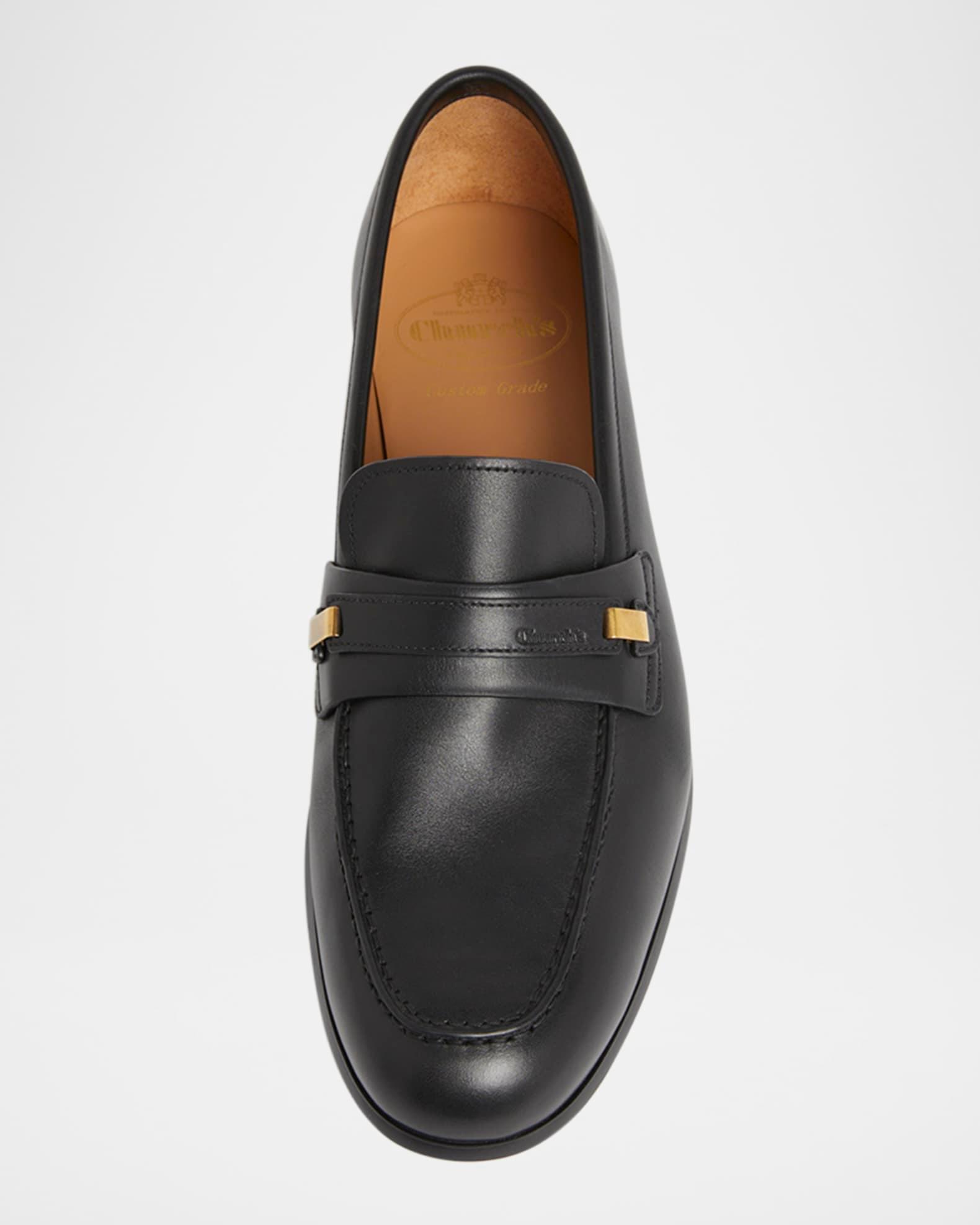 Men's Preston Rubber-Sole Leather Penny Loafers Product Image