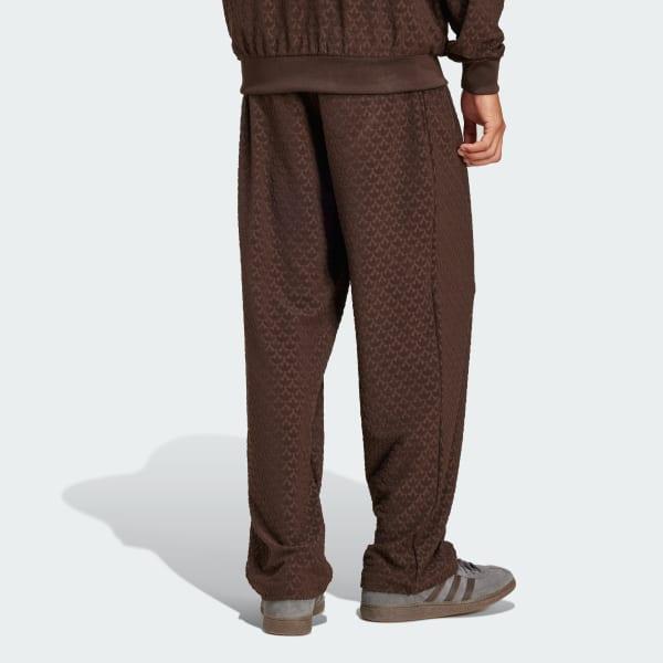 adidas Monogram Track Pants Dark Brown M Mens Product Image