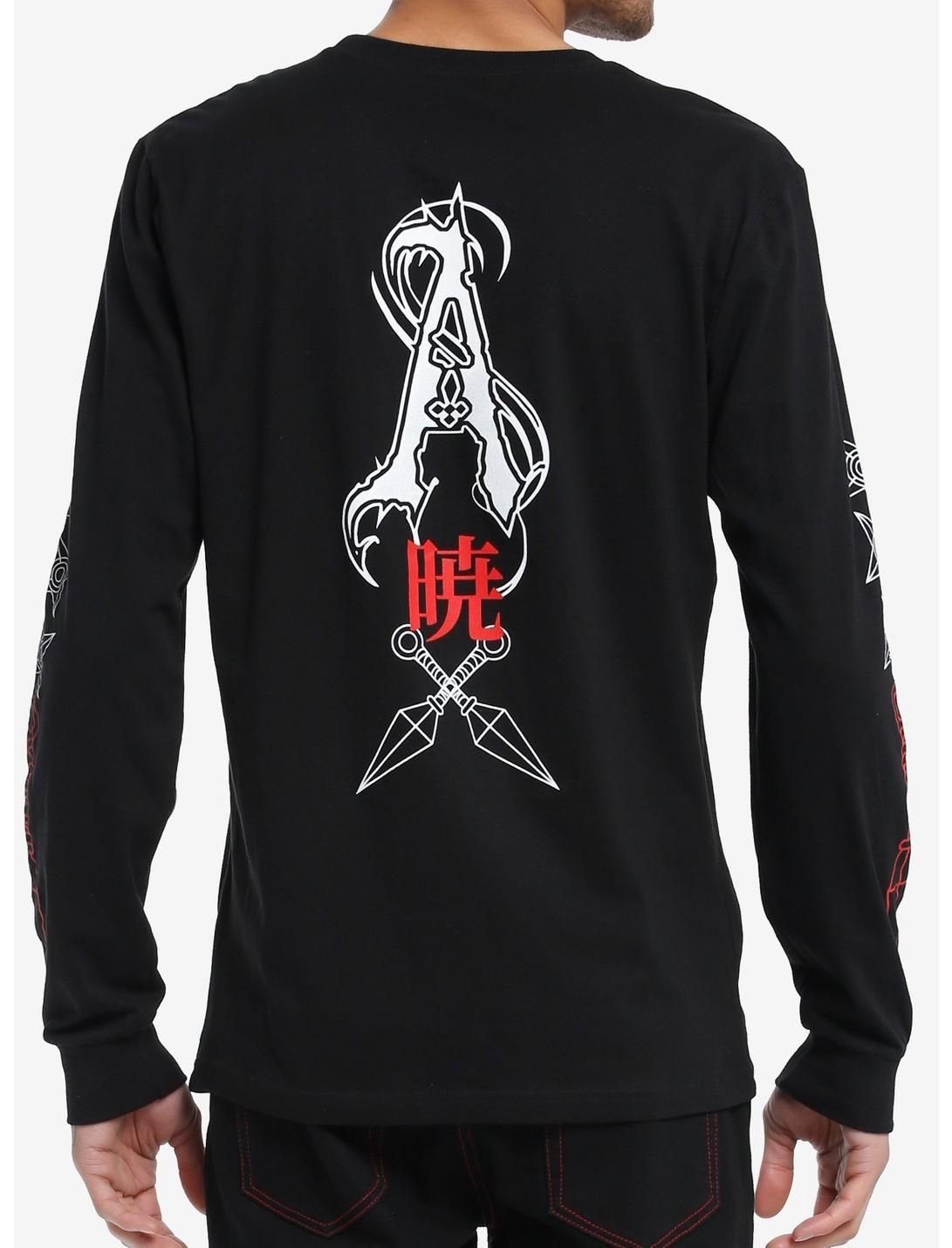 Naruto Shippuden Akatsuki Front & Back Long-Sleeve T-Shirt Product Image