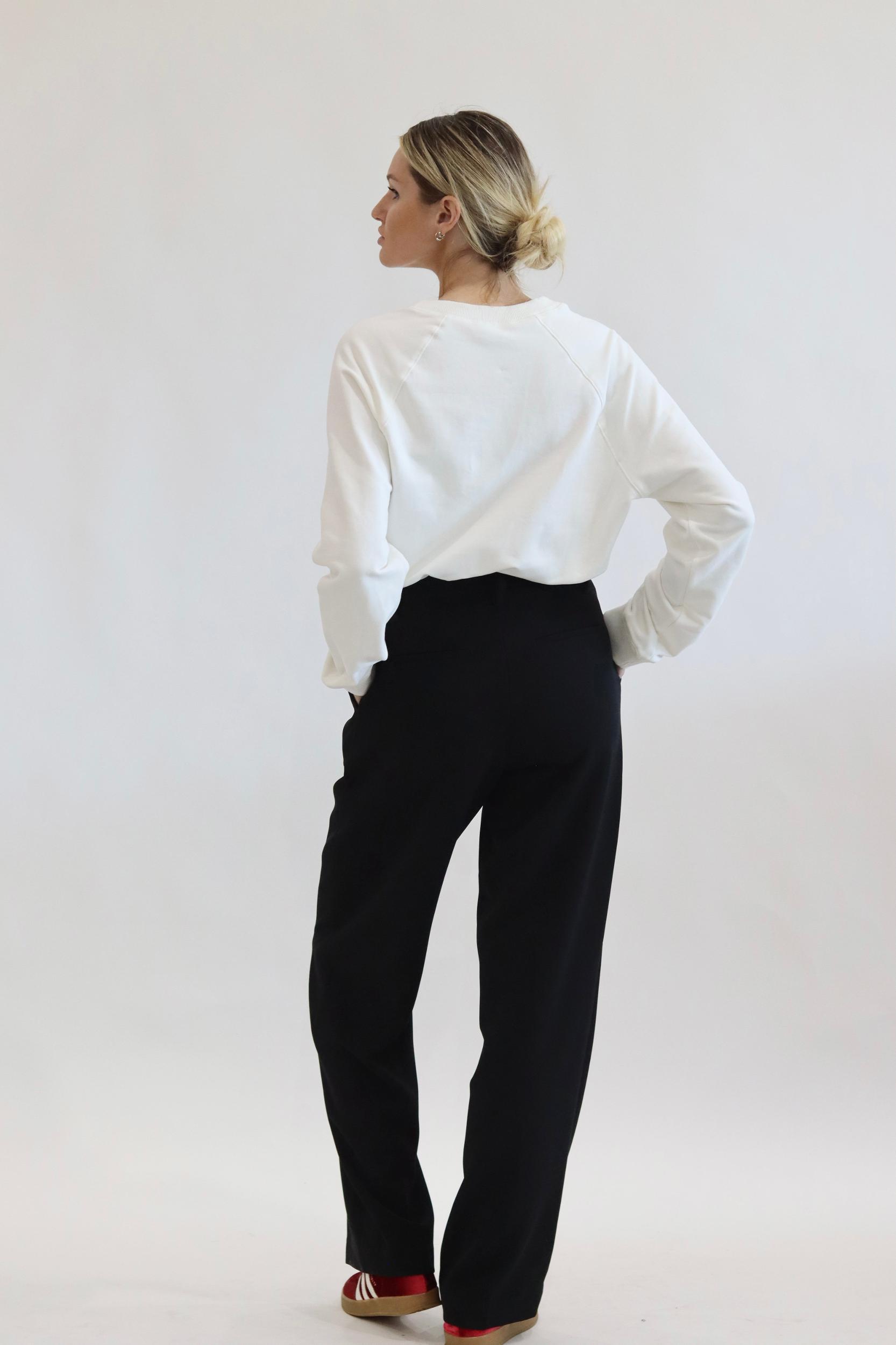The Perfect Cotton Crew Neck Sweatshirt Product Image