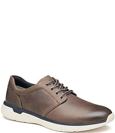 Johnston  Murphy Mens XC4 Prentiss 2 Leather Plain Toe Lace Up Sneakers Product Image