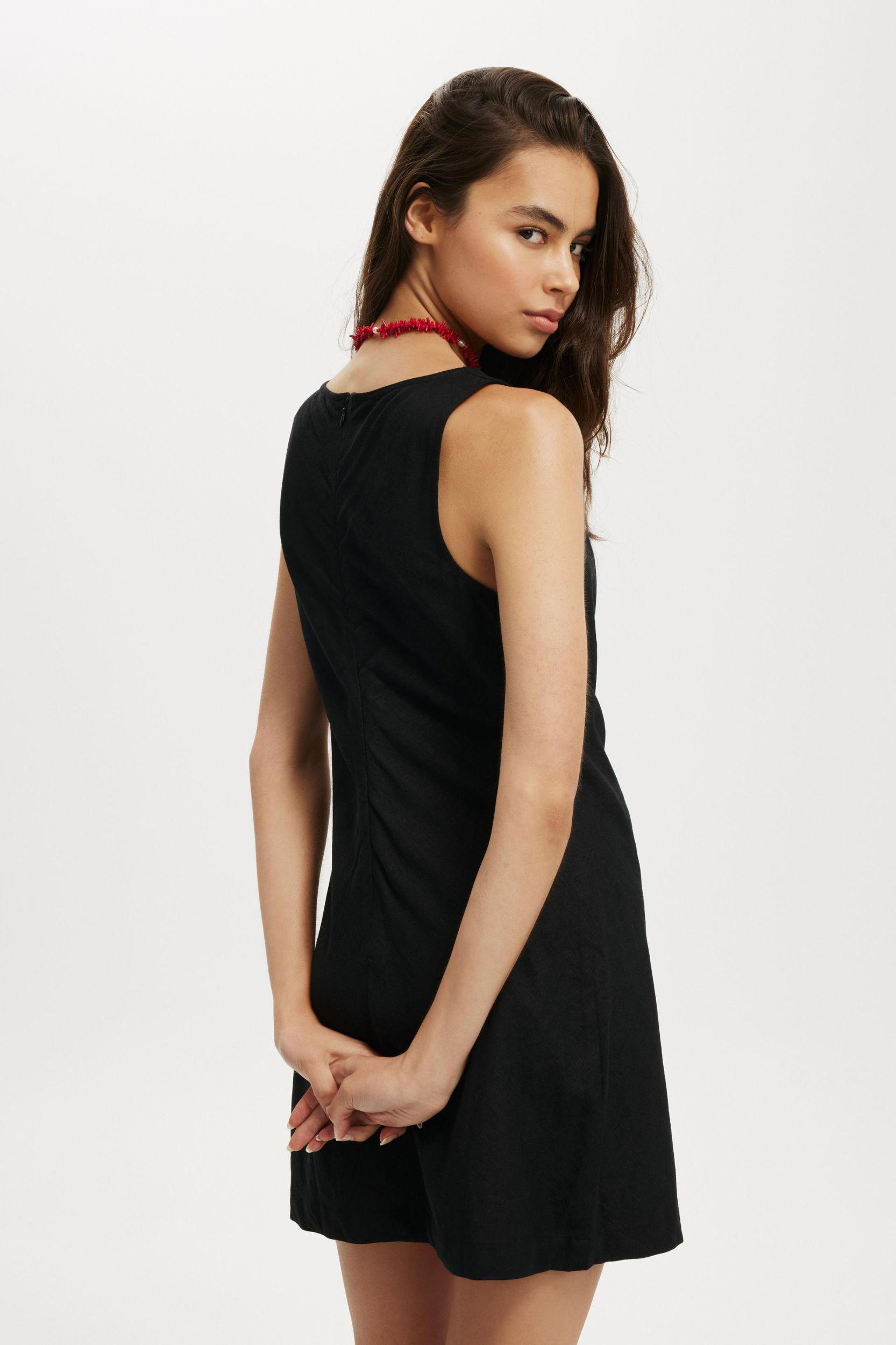 Haven Cowl Neck Mini Dress Product Image