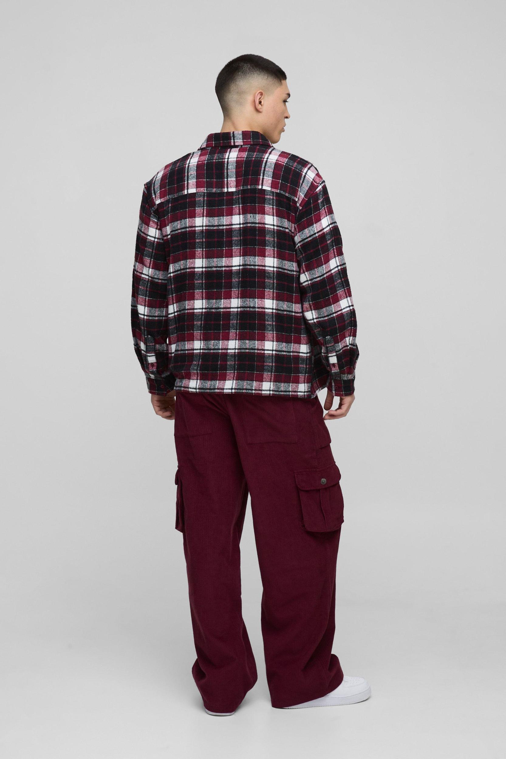Baggy Corduroy Cargo Pants | boohooMAN USA Product Image