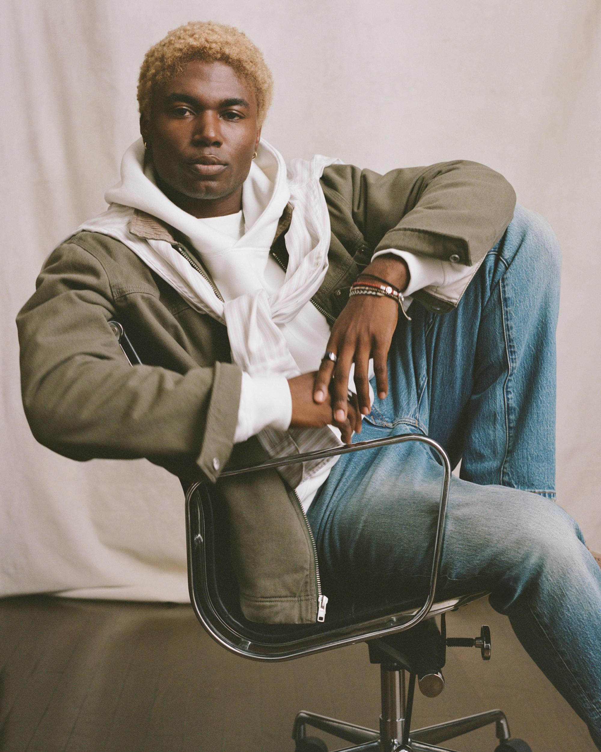 Flannel-Lined Zip Workwear Jacket Product Image