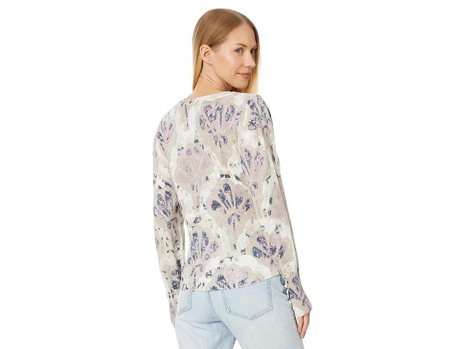 NIC+ZOE Falling Fans Sweater Multi) Women's Sweater Product Image