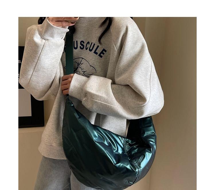 Plain Padded Crossbody Bag Product Image