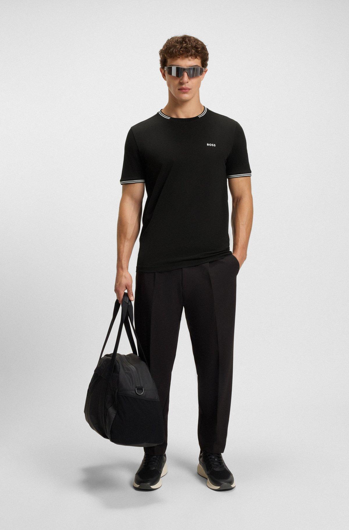 Regular-fit T-shirt in mercerized cotton Product Image