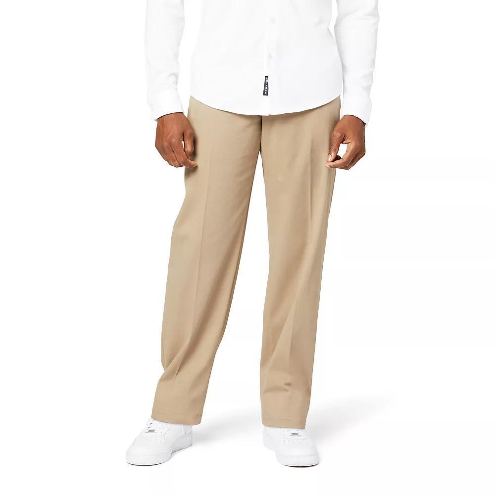 Mens Dockers Stretch Easy Relaxed-Fit Flat-Front Pants Green Product Image