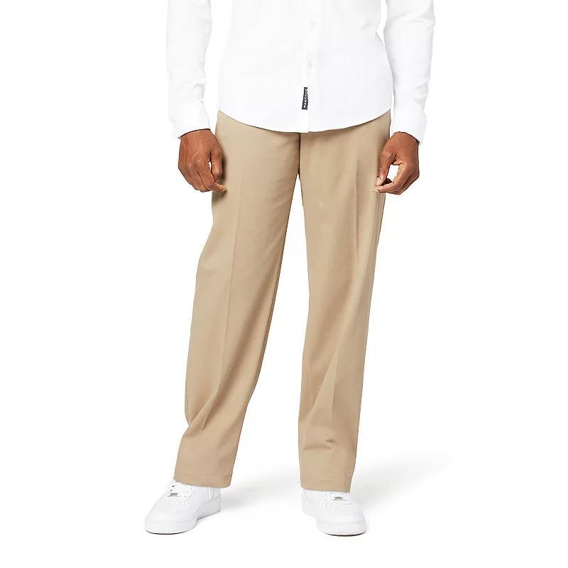 Mens Dockers Stretch Easy Relaxed-Fit Flat-Front Pants Green Product Image