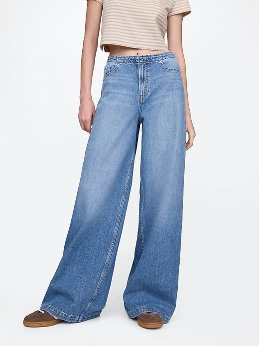 Mid Rise UltraSoft Baggy Jeans Product Image