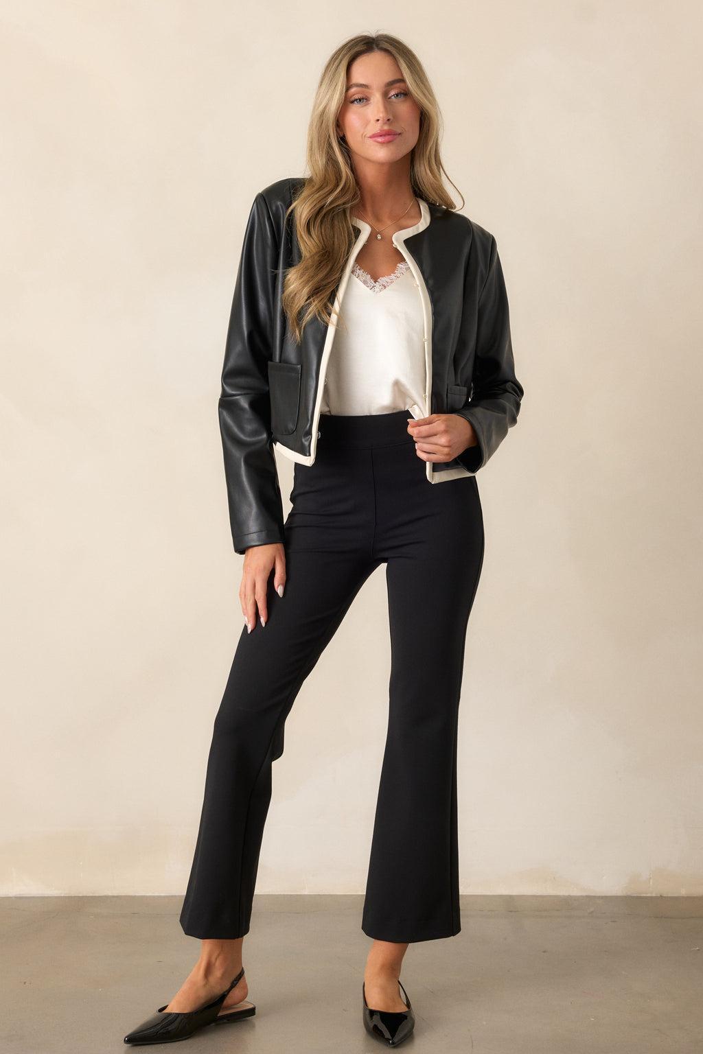 The Perfect Classic Black Pant Kickflare Product Image