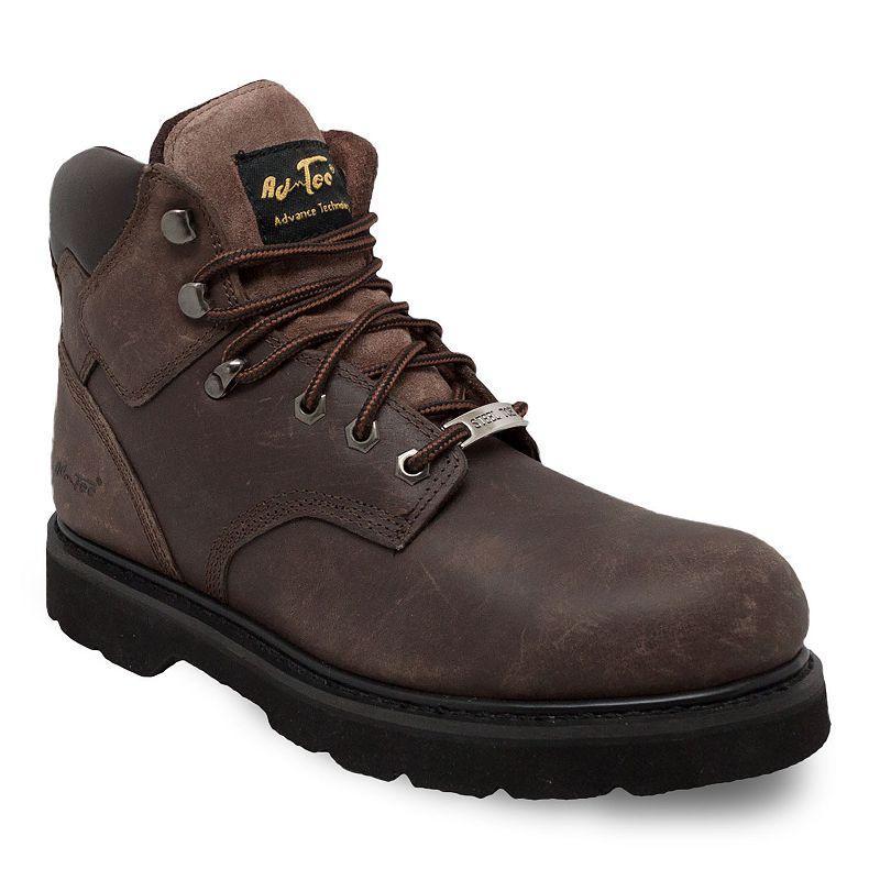 AdTec 1018 Men's Steel Toe Work Boots, Size: 10 Medium, Brown Product Image