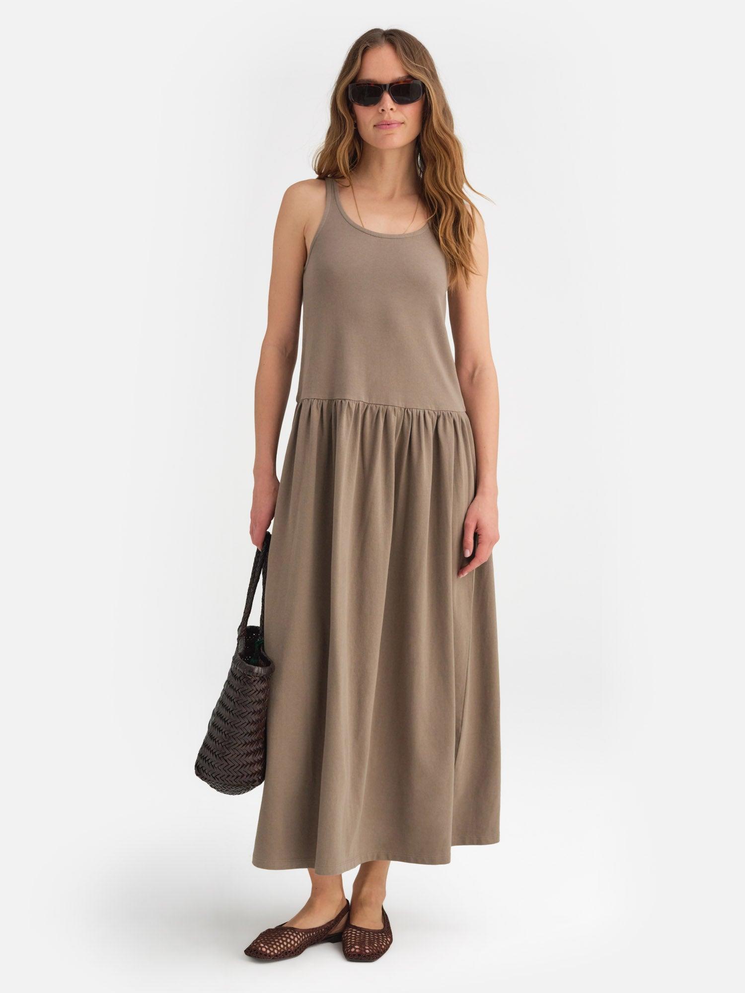 Organic Heavyweight Tank Dress Female Product Image