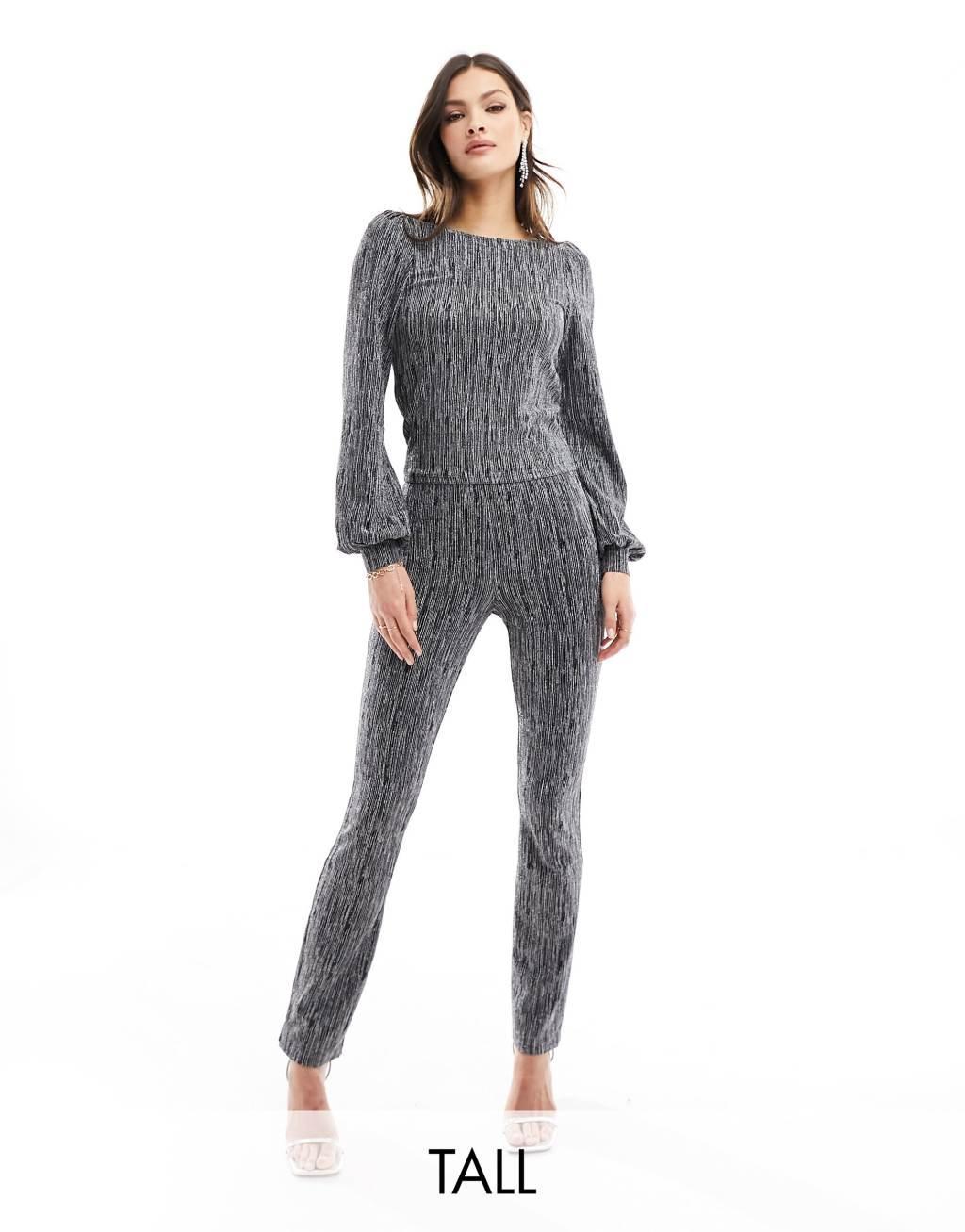 JDY Tall scoop back puff sleeve top Product Image