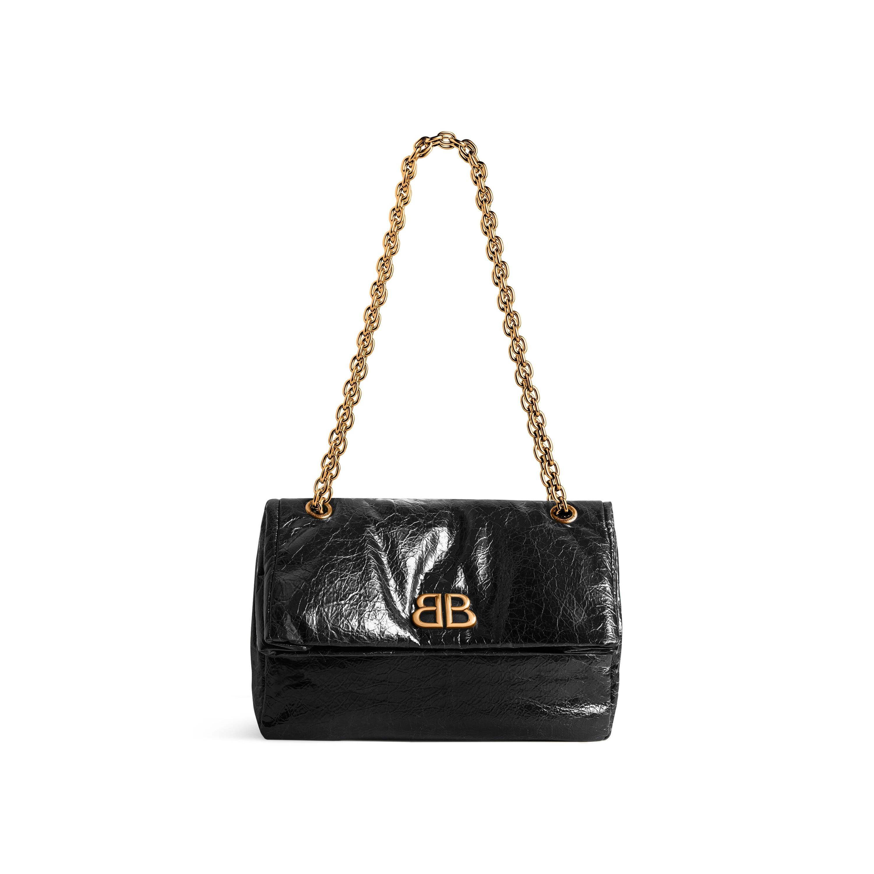 Women's Monaco Small Chain Bag  in Black Product Image