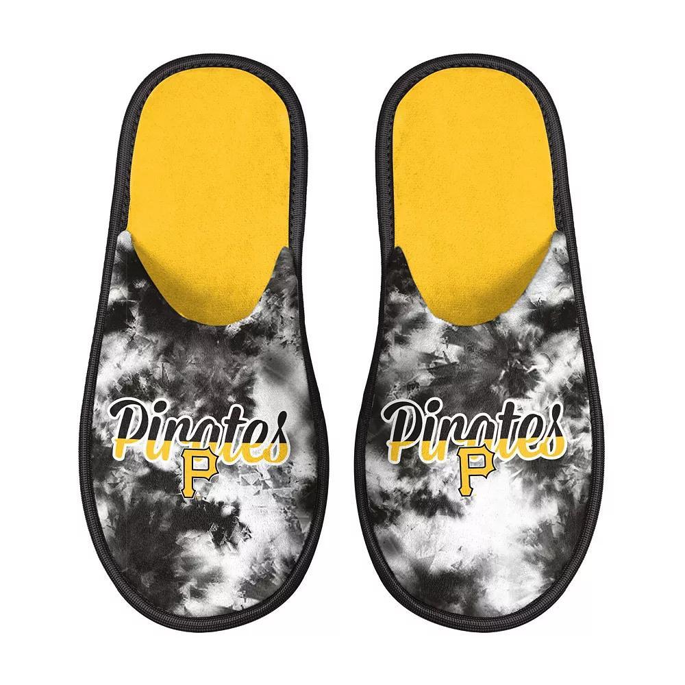 Women's FOCO Pittsburgh Pirates Team Scuff Slide Slippers, Size: Large, Black Product Image