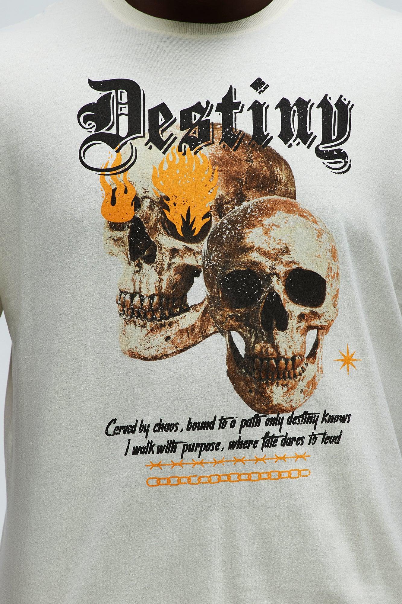Can't Escape Destiny Short Sleeve Tee - Natural Product Image