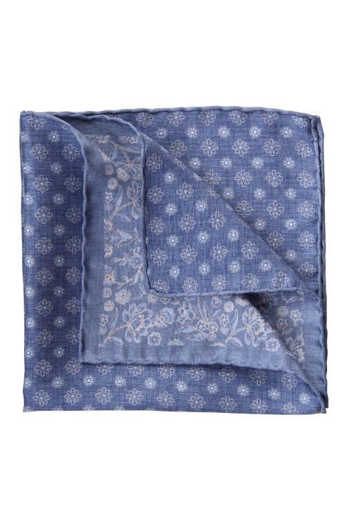Elizabetta Pascal - Double Sided Silk Pocket Square for Men in Sage Green at Nordstrom Product Image