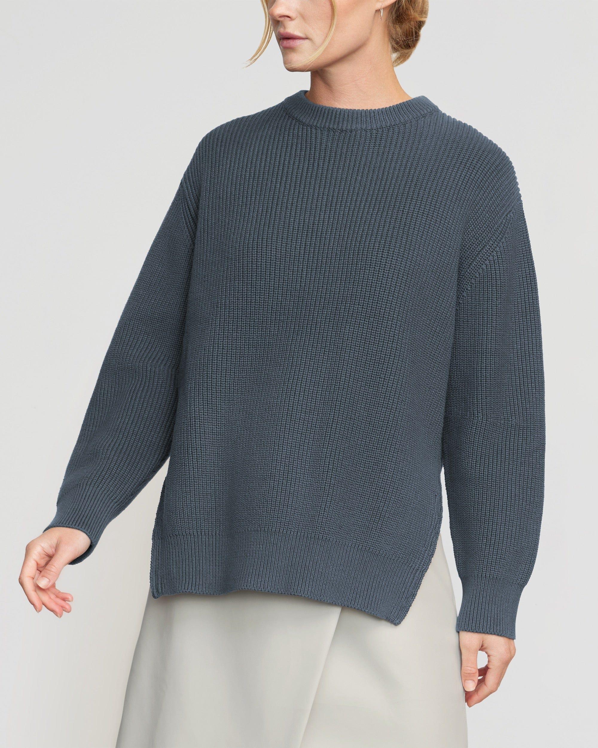 Tate Organic Cotton Side-Zip Sweater Product Image