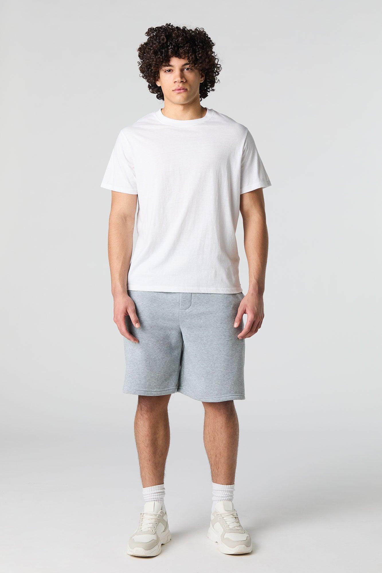 Solid Crewneck T-Shirt Male Product Image