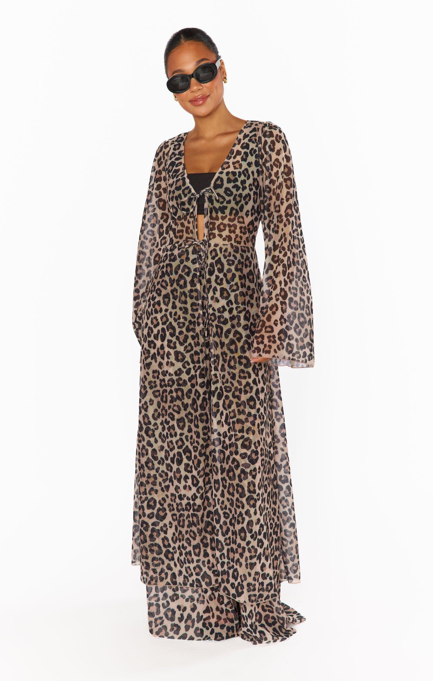 Jet Setter Robe ~ Cheetah Mesh Product Image
