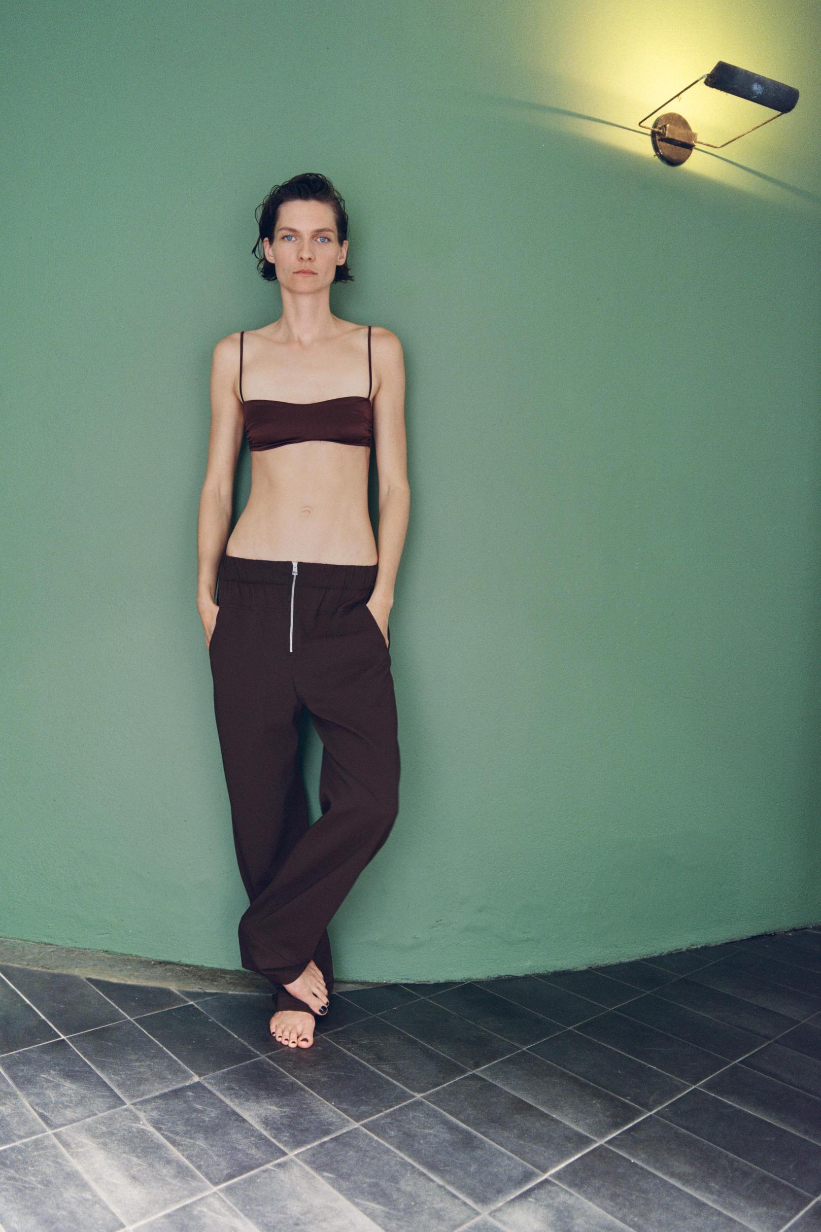 ZW COLLECTION ZIPPER PANTS Product Image