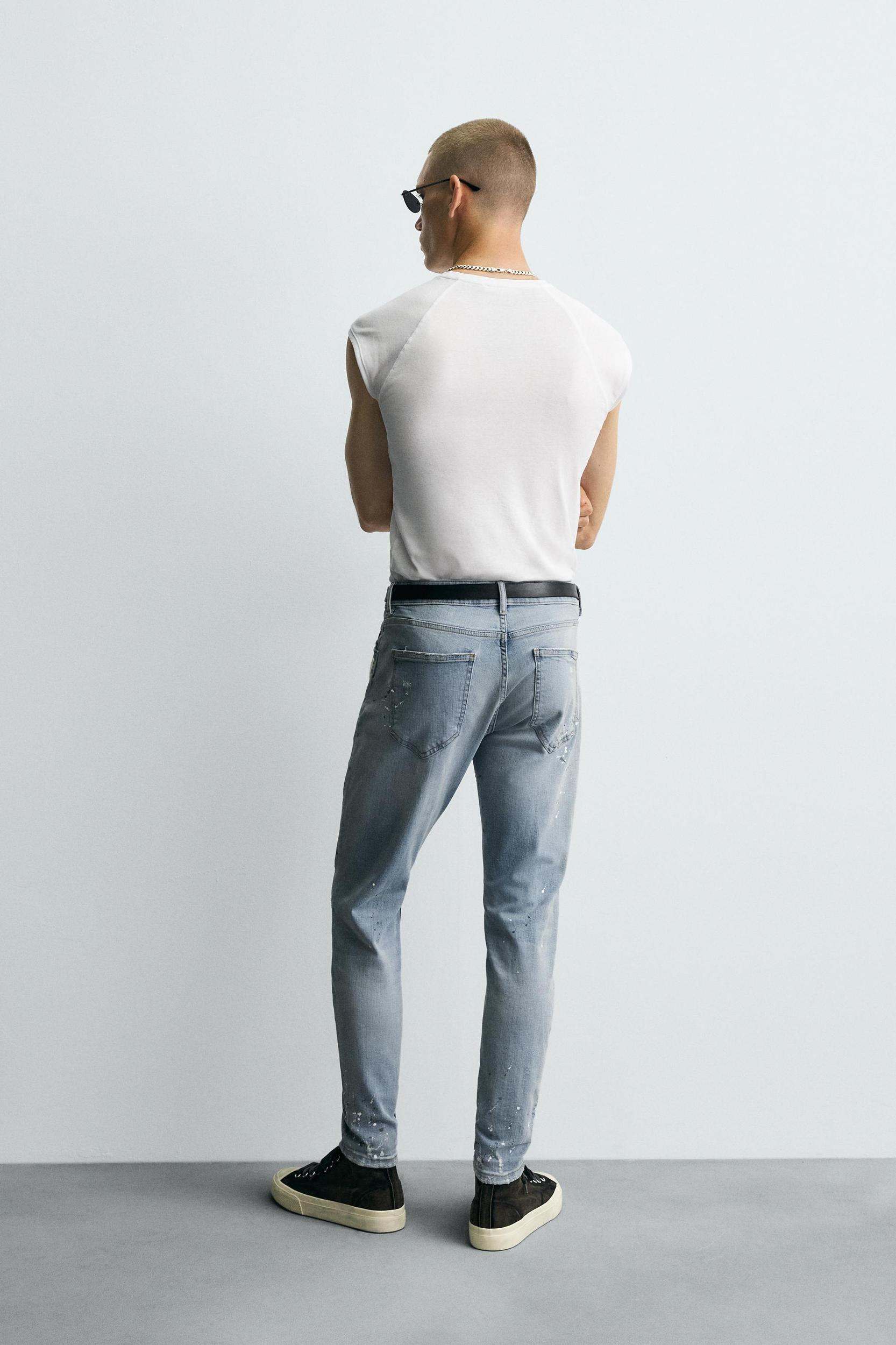 RIPPED SKINNY FIT JEANS Product Image