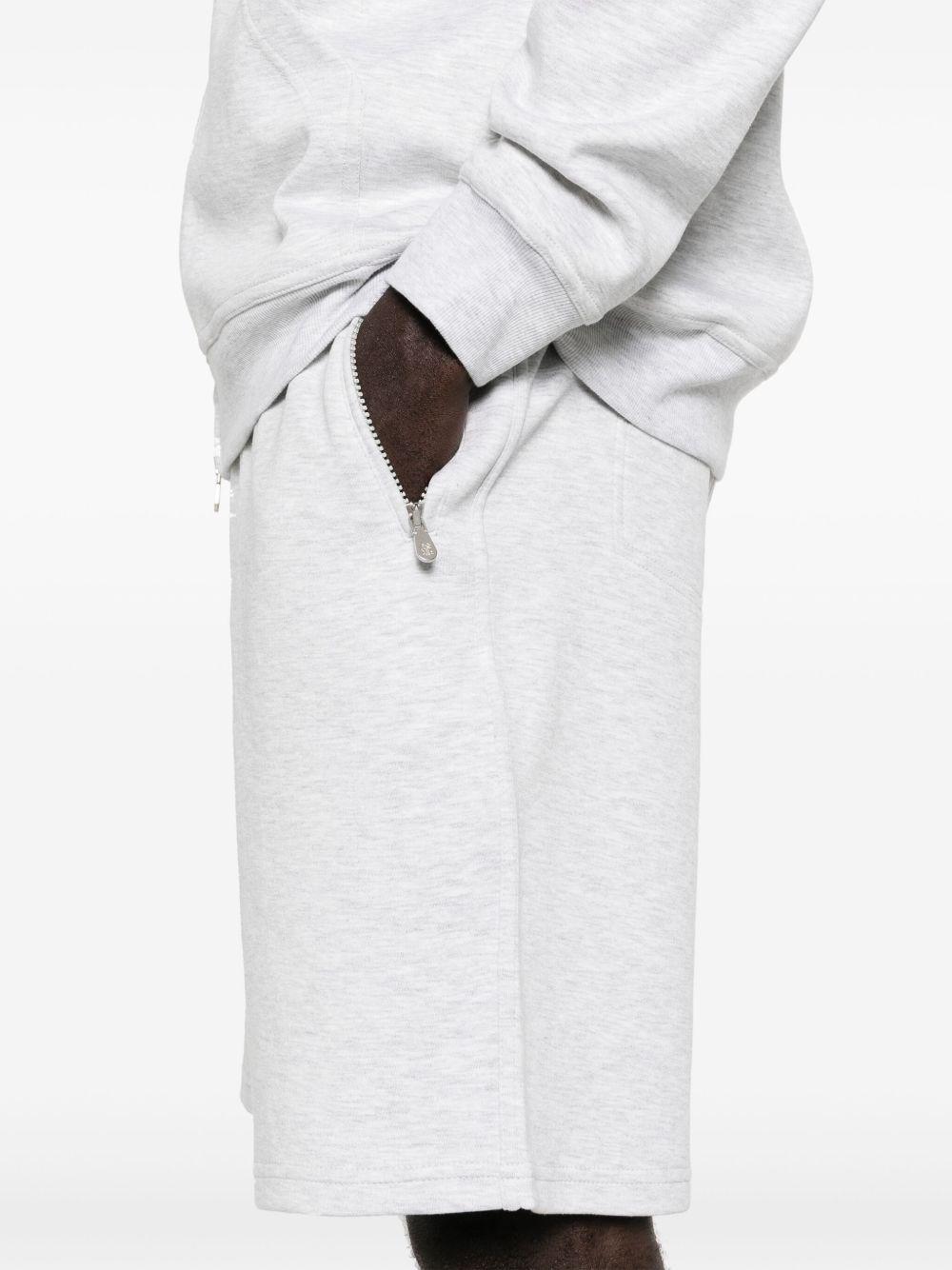 BRUNELLO CUCINELLI Cotton Blend Bermuda Shorts In Grey Product Image