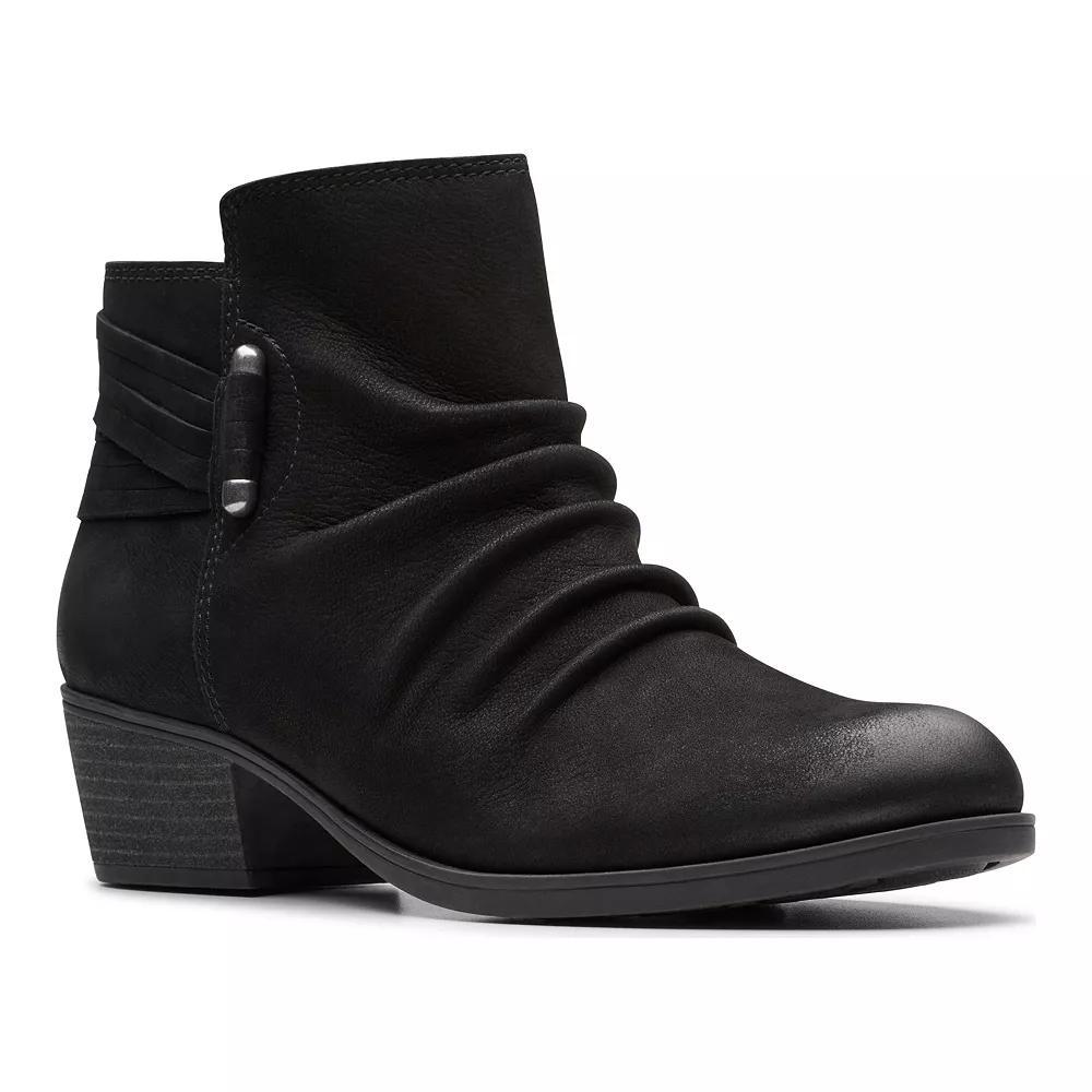 Clarks® Charlten Rosa Women's Ankle Boots, Size: 10, Black Product Image