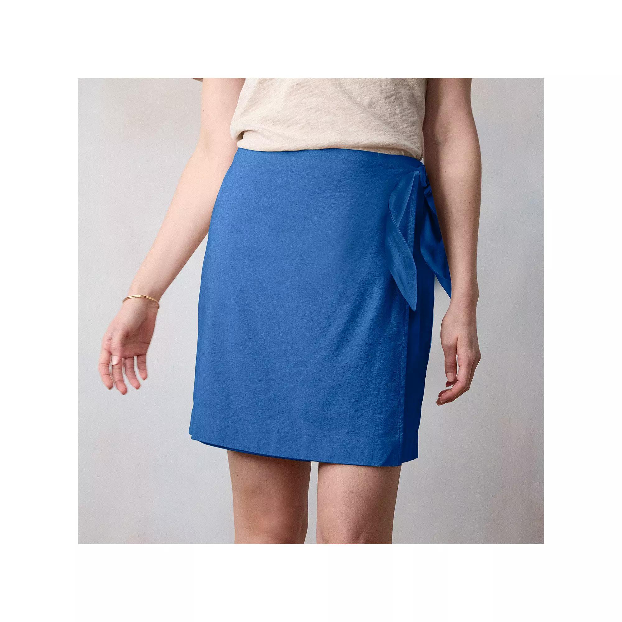 Womens LC Lauren Conrad Sarong Wrap Mini Skirt Product Image