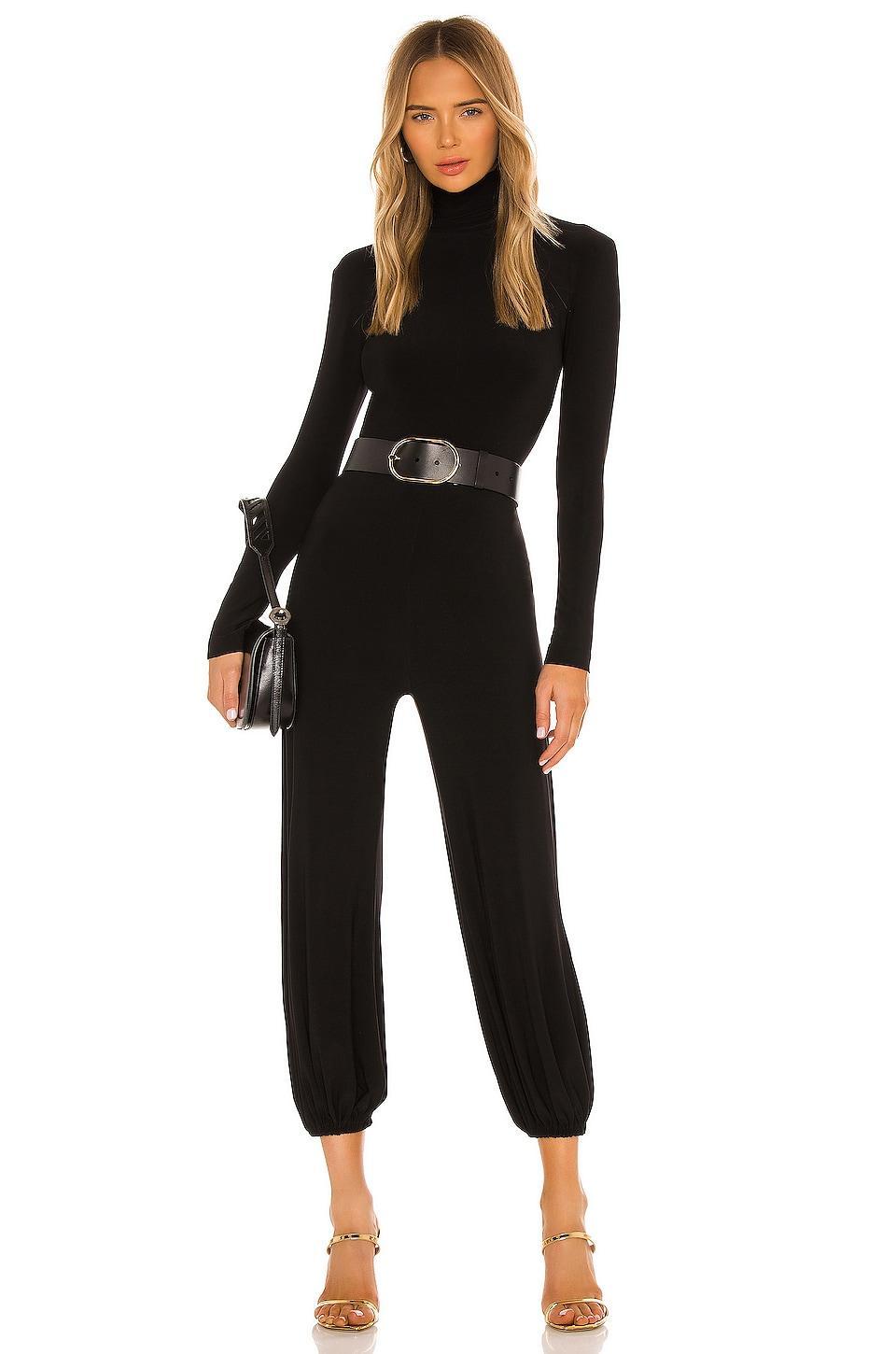 Turtleneck Jog Jumpsuit Norma Kamali Product Image