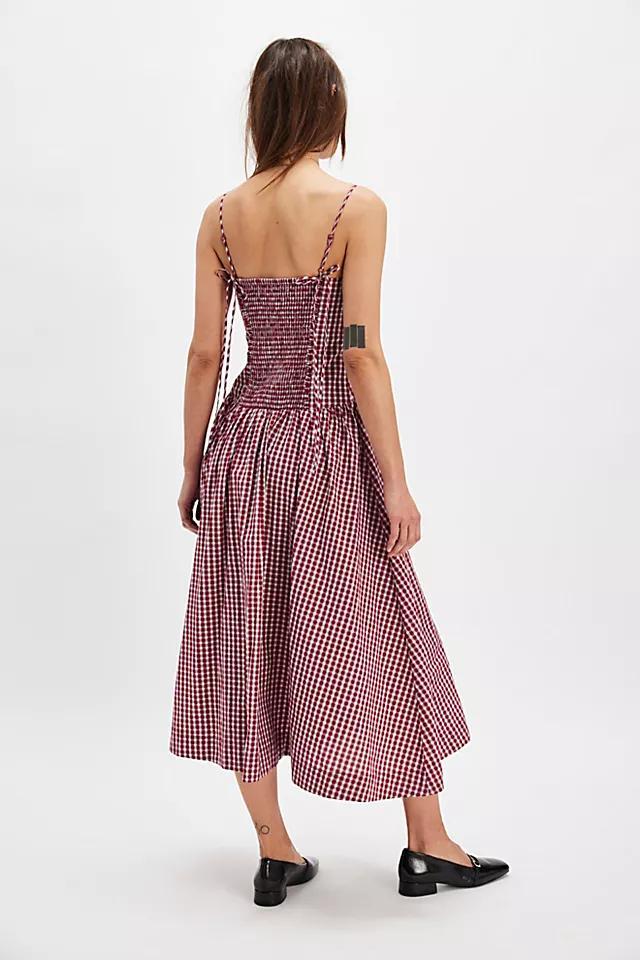 Rose Carmine Faith Midi Dress Product Image