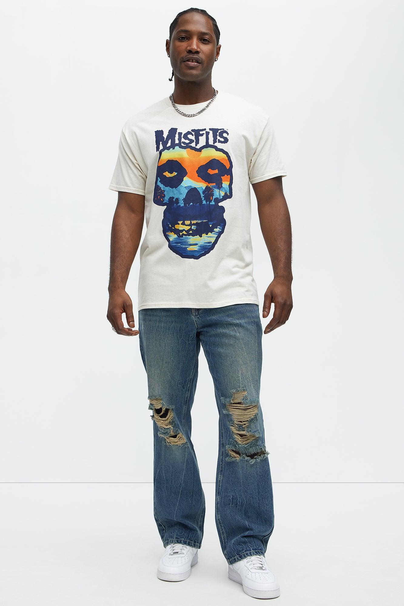 Brentonwood Distressed Straight Jeans - Vintage Blue Wash Product Image