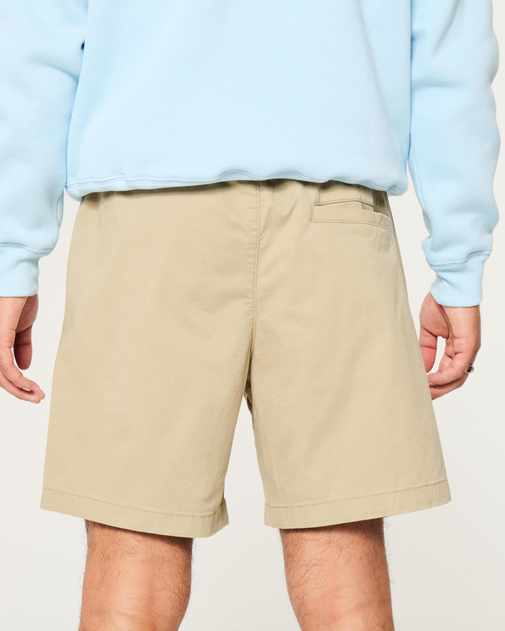 Twill Pull-On Shorts 7" Product Image