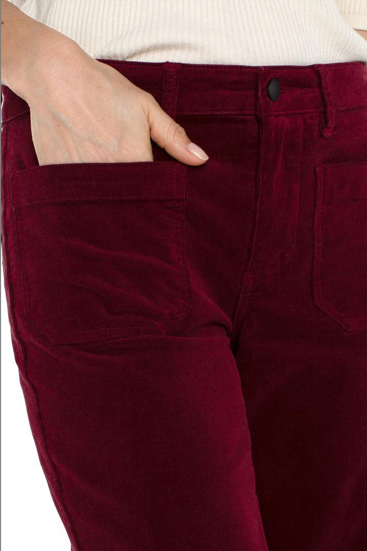 Corduroy Crop w/ Patch Pockets Product Image