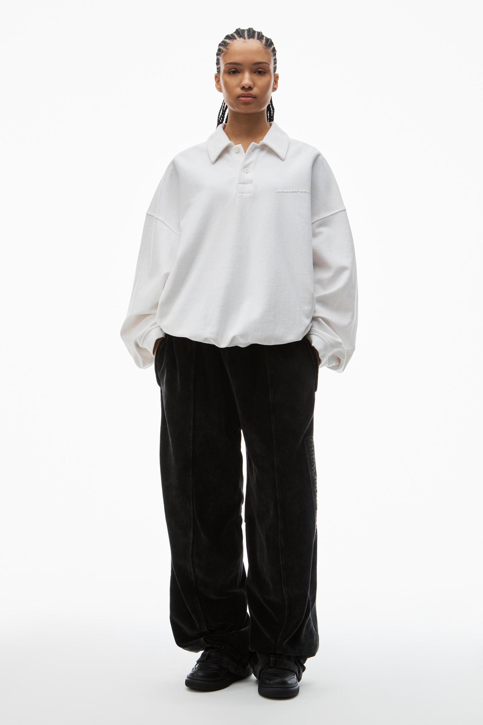 Logo Track Pant In Velour Product Image