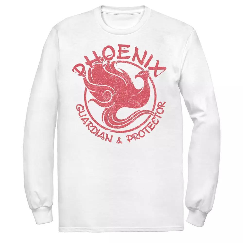 Men's Disney Mulan Phoenix Guardian & Protector Tee, Size: Medium, White Product Image