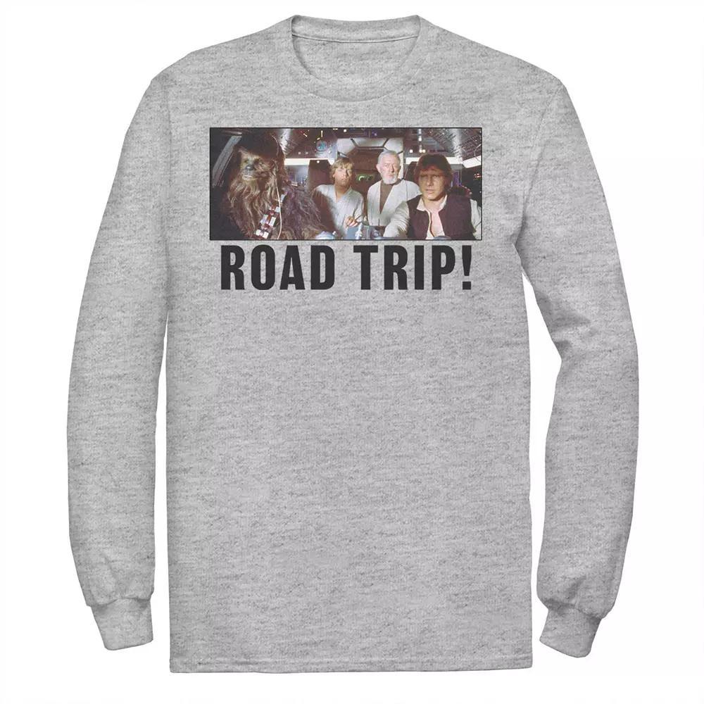 Men's Star Wars Group Shot Road Trip Tee, Size: Large, Athletic Grey Product Image