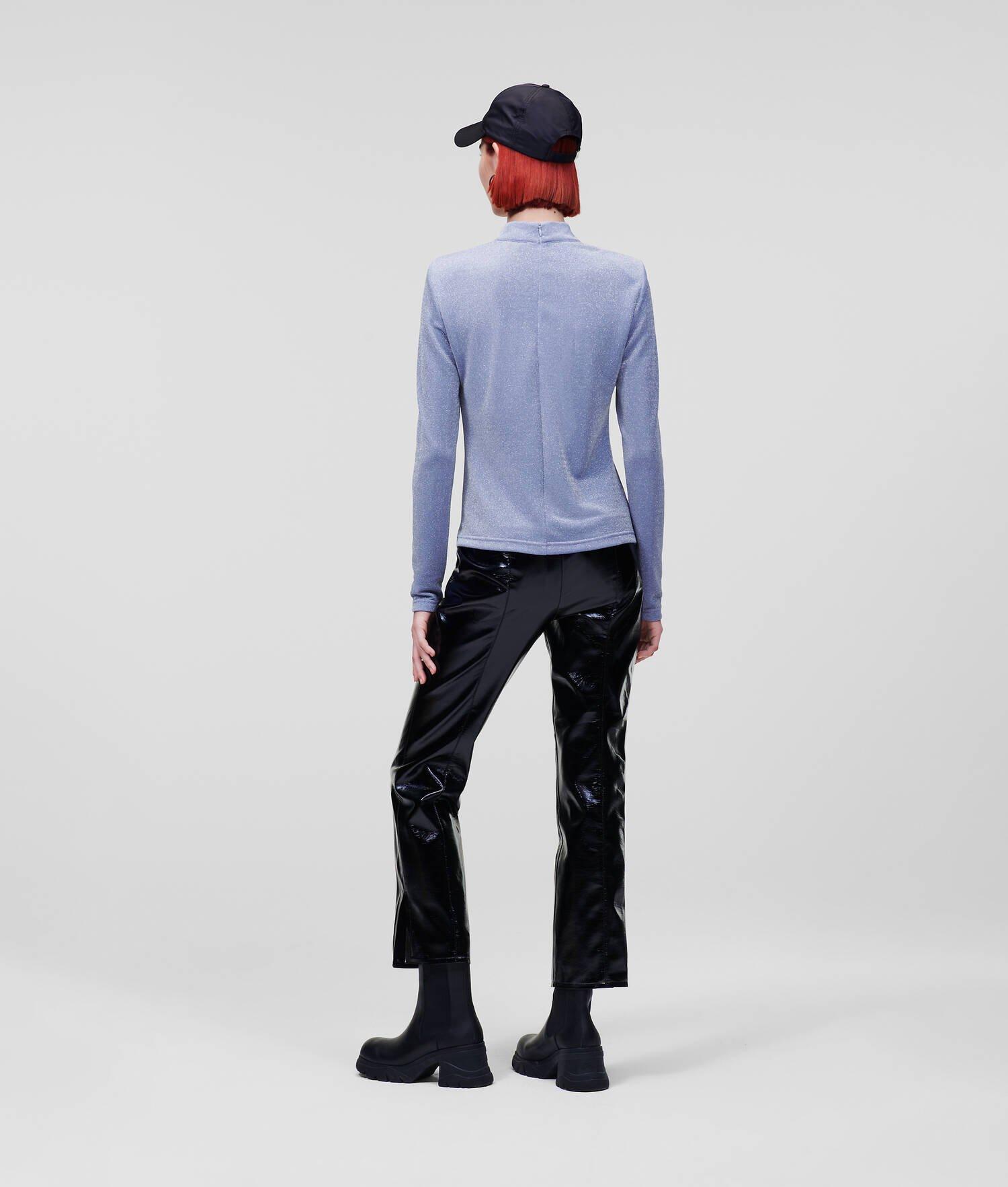 LONG-SLEEVED LUREX TOP Product Image