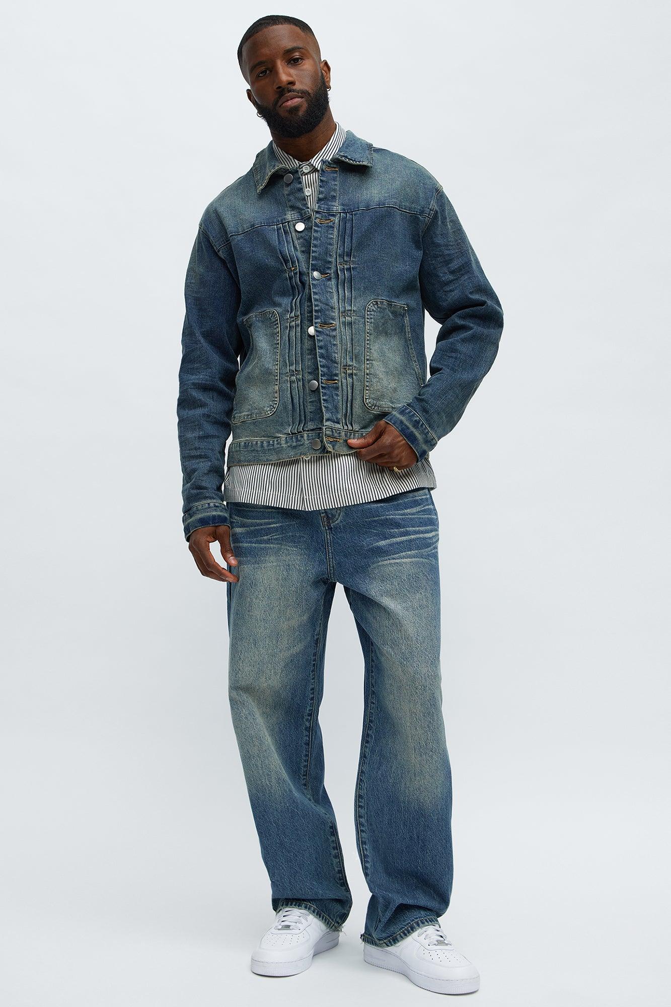 Baggy Off The Grid Jeans - Dark Wash Male Product Image