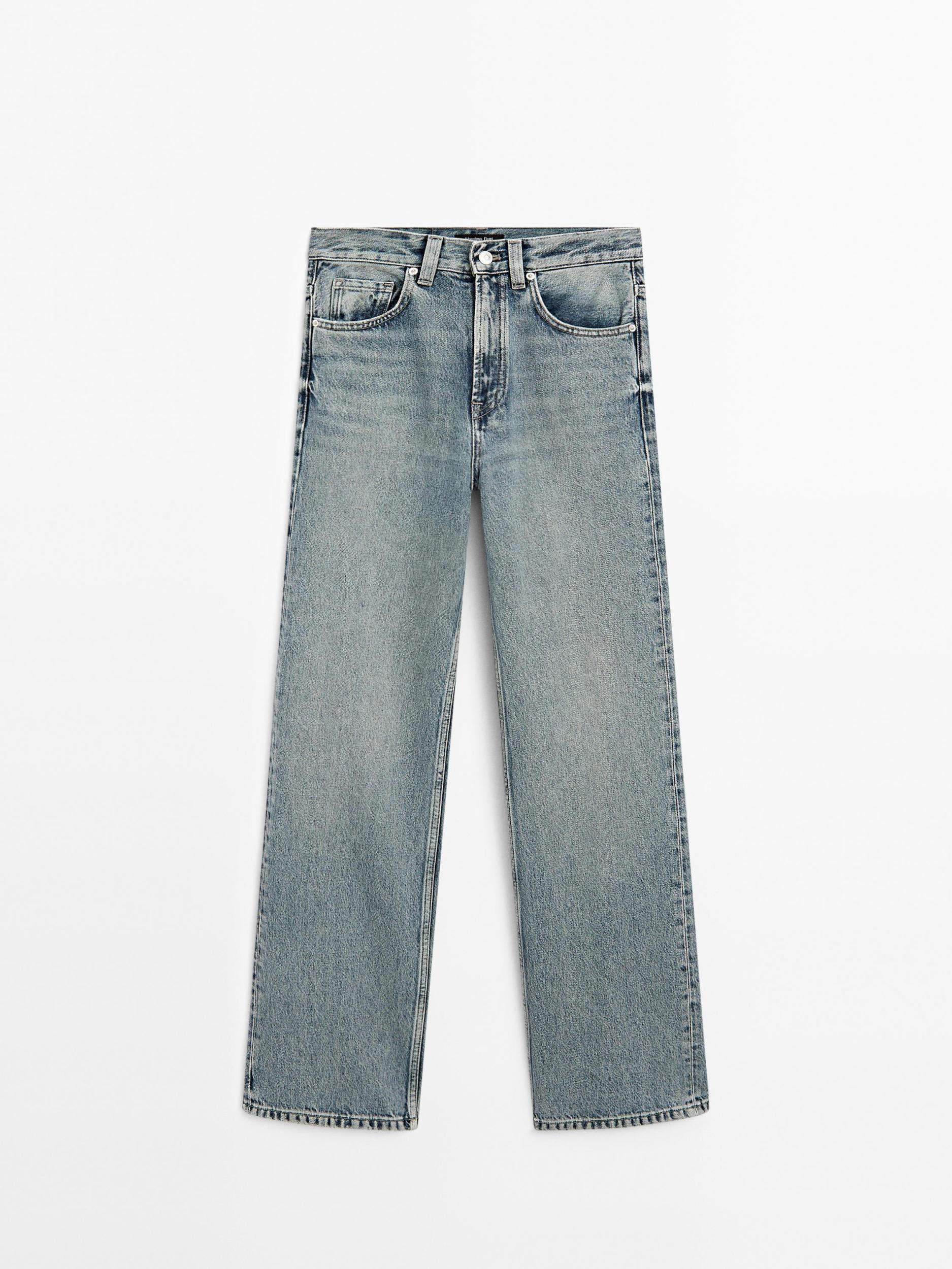 High-waist wide-leg jeans Product Image