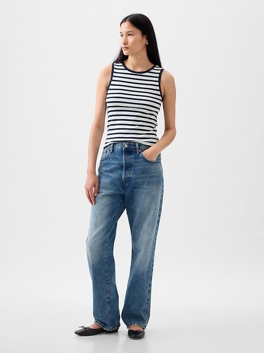 Linen-Blend Tank Top Product Image