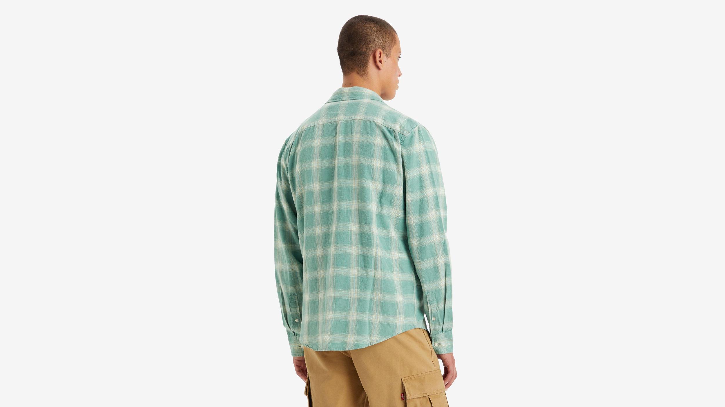 Sunset One Pocket Cotton Linen Standard Fit Shirt Product Image