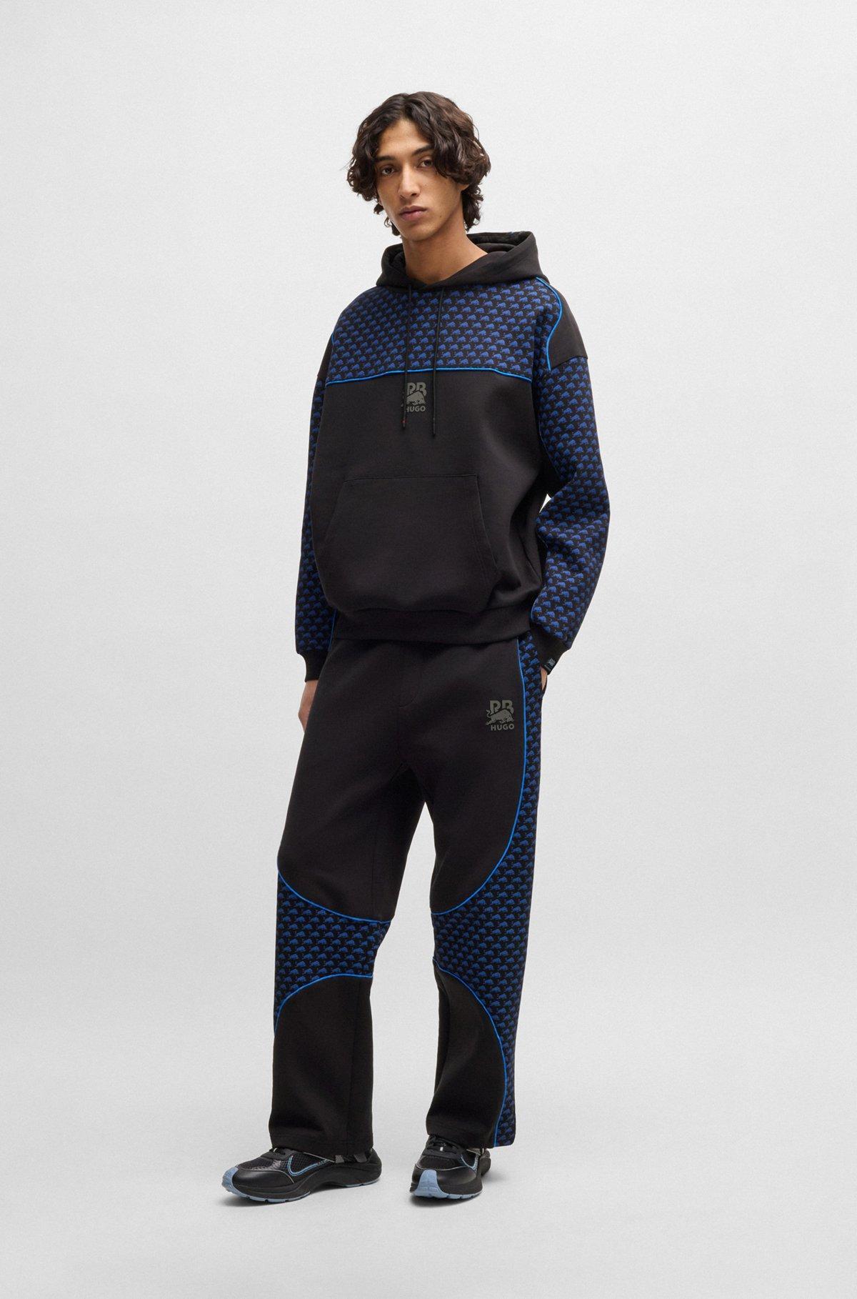 HUGO x RB tracksuit bottoms with piping details Product Image